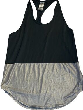 Champion Black and Silver Racerback Tank